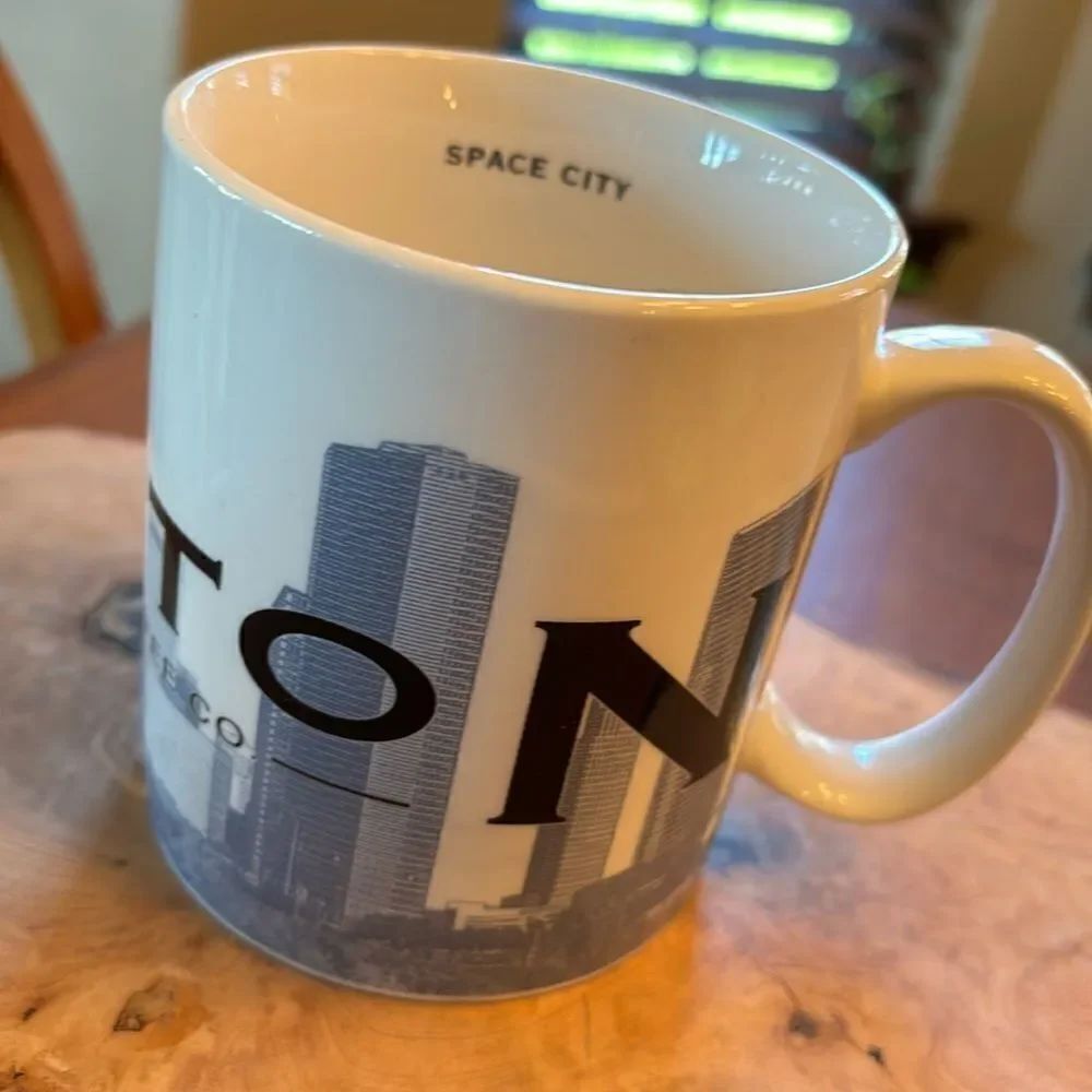 Starbucks Barista Skyline Series Houston Texas Space City 14oz Coffee Mug